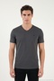 Cotton Regular Fit V-Neck t Shirt Men's t Shirt 5902719 - 4