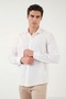 Cotton and Linen Blend Regular Fit Classic Collar Long Sleeve Shirt Men's Shirt Cf26S1210134 - 5