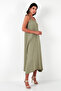Regular Fit Rope Strap Long Dress Women's Dress 5865732 - 2