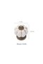 Tomurcuk Porcelain Knob White - Antique Single Screw Furniture Handle - 2