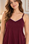 Women's 95% Viscose Burgundy Plaid Shepherd Stitched Pajama Set - 3