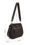 Women's Coffee Printed Long Strap Shoulder Bag - 2