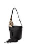 Women's Black Long Strap Shoulder Bag - 4