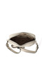 Women's Beige Genuine Leather Long Strap Shoulder Bag - 6