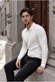 Kieslowski Fine Knit Polo Collar Buttoned Men's Knitwear Sweater - White - 6