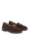 , Women's Genuine Leather Loafers Shoes 161359Z706 Brown - 4