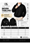 Men's Ecru Half-Zip Winter Sweatshirt Mock Neck 3 Yarn Fleece-Lined - 6