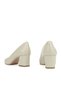 , Women's Genuine Leather Heeled Shoes 1631030Z974 Beige - 5