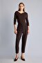 Slim Fit Wrap Collar Ribbed T-Shirt (26 Au) - 2