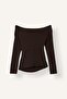 Slim Fit Wrap Collar Ribbed T-Shirt (26 Au) - 6