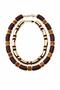 Women's Steel Design Zr Double Set Necklace