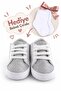 First Step Sim Detailed White Orthopedic Sole Shoes