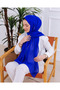 Yoryo Chiffon Shawl, Cobalt Blue 75 X 180 cm - 2