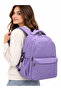 Waterproof Fabric Lightweight Unisex School Backpack 2200 Lilac
