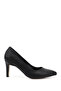 Women's Black Pointed Toe Thin Heel Stiletto