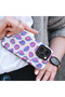 Compatible with iPhone 16 Pro Max - Purple and Blue Cats, Double Layer, Glossy Surface Protective Case - 2