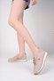 Orthopedic Sole Daily Women's Babet Denim Beige Sports Sneaker Shoes