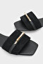 Larina Women's Flat Heeled Slippers with Flat Toe and Single Strap - 4