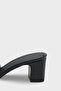 Melinde Medium Heeled Metal Buckle Single Strap Women's Slippers - 5