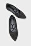 Kathlene Pointed Toe Stoned Mesh Women's Wedding Ballerinas - 2