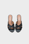 Taya Medium Heeled Cross Strap Women's Slippers - 5