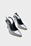 Open Back Mid Heel Soft Padded Sole Women's Shoes