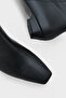 Evie Short Heeled Side Zipper Blunt Toe Women's Boots - 2