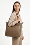 Women's Mink Long Strap Hand and Shoulder Bag - 2