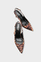 Helsa Genuine Leather Inner Lined Heeled Open Back Women's Stiletto - 5