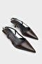 Vitoria Pointed Toe Medium Heel Women's Shoes with Square Back Strap