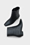Evie Short Heeled Side Zipper Blunt Toe Women's Boots - 4