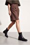 Women's Zippered Heeled Daily Boots Huna Black - 2