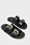 Ilyssa Two-Strap Buckle Women's Slippers