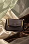 Mini Hand and Shoulder Bag with Chain Strap - Bitter Brown - 6