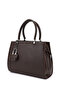 Women's Brown Long Strap Hand and Shoulder Bag - 3