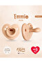 Ultra Premium Silicone Heart Pacifier Plus (Tan Brown)