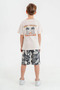 6-13 Years Old California Summer Boy's Suit-Beige