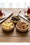 3-Piece Bamboo Oval Bowl Set – Natural Bamboo Presentation Bowl, Stylish and Durable Serving Set