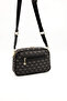 Smoked - Black Monogram Women's Crossbody Bag Sp1094 - 5