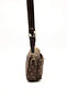Coffee - Coffee Monogram Women's Crossbody Bag Sp1094 - 4