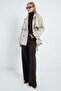 Beli Belted Double-Breasted Collar Oversize Trench Coat - 2