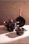 Danish Cook Black Induction Base 7 Piece Cookware Set