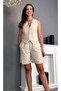 Beige Shorts and Vest Set