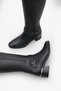 Women's Thick Heeled Strappy Daily Boots Averine Black - 4