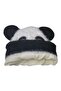 1-4 Years Old Boy's Fleece Lined Beanie with Figure - 3