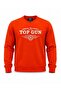 "Top Gun" Printed Sweat Orange
