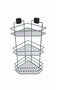 Lifetime Stainless Self-Adhesive Bathroom Corner Shelf Gold Shower Shelf Organizer - 5