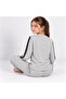 Young Girl Cotton Collar Buttoned Pocketed Gift Gray Color Bottom Top Pajama Set Al507 V2 Bb2447 - 3
