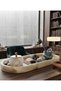 Natural Marble Presentation Tray / Organizer Special Design Luxury Oval Tray 15 X 30 cm 3 Different Color Options - 2