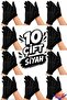 10 Pairs Unisex Bandage Waiter Pantomime Performance Ceremony Gloves